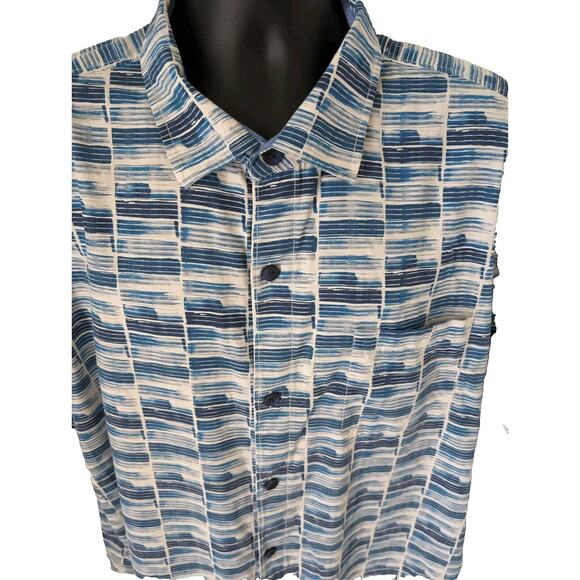 Tommy Bahama Tazmania Tiles Camp Shirt Mens XXL Island Zone Silk Blend - Picture 3 of 11